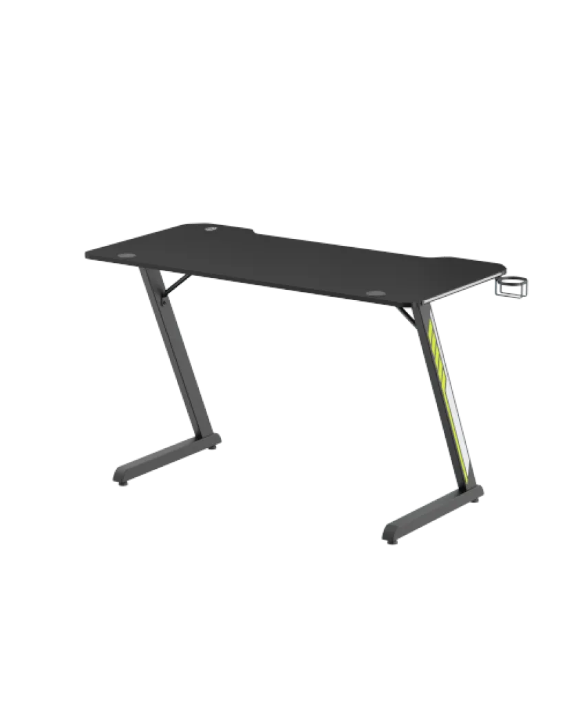 Стол игровой с RGB-подсветкой LUMI (Brateck) GMD02E-2 Gaming Desks / Black