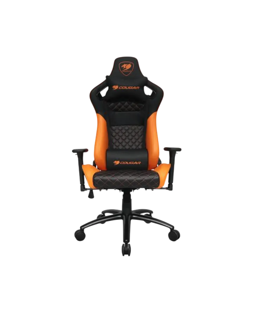 Кресло игровое Cougar Explore S / Черный и Оранжевый