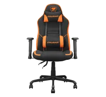 Кресло игровое Cougar Fusion SF / Черный и Оранжевый