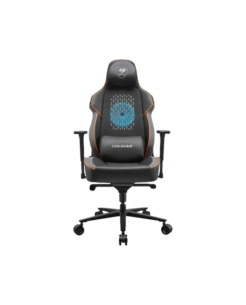 Кресло игровое Cougar NxSys Aero / Чёрный и Оранжевый