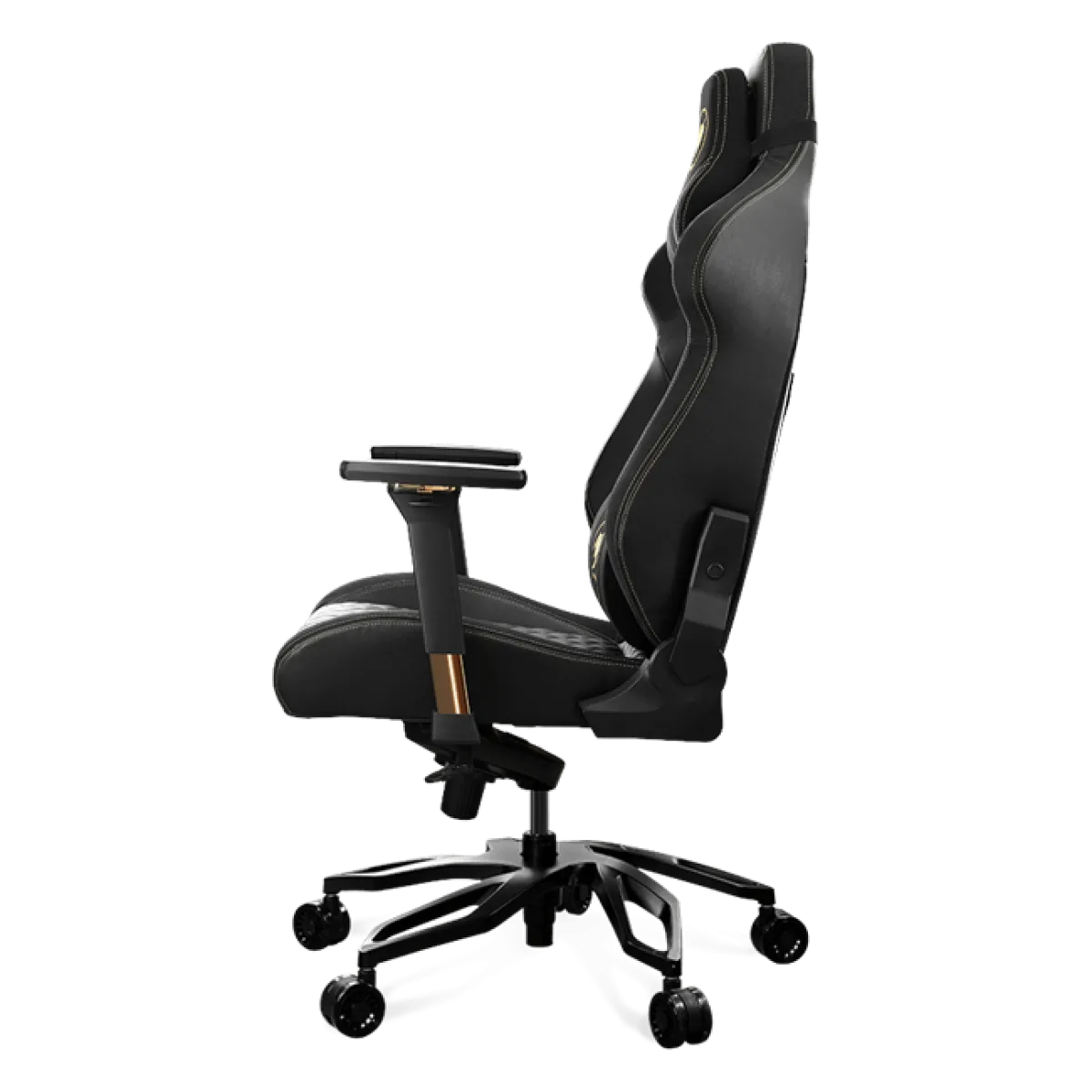 Кресло игровое Cougar Titan Pro V2 Gold F / Чёрный с золотым