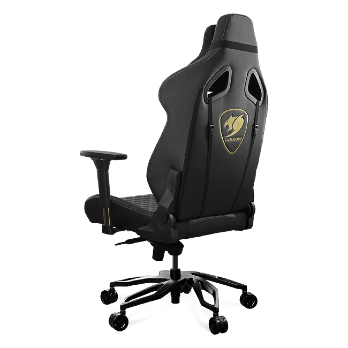 Кресло игровое Cougar Titan Pro V2 Gold F / Чёрный с золотым