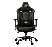 Кресло игровое Cougar Titan Pro V2 Gold F / Чёрный с золотым