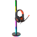 Подставка для гарнитуры Meetion BK300 c RGB подсветкой / Black