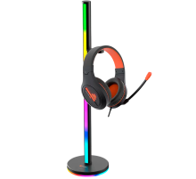 Подставка для гарнитуры Meetion BK300 c RGB подсветкой / Black