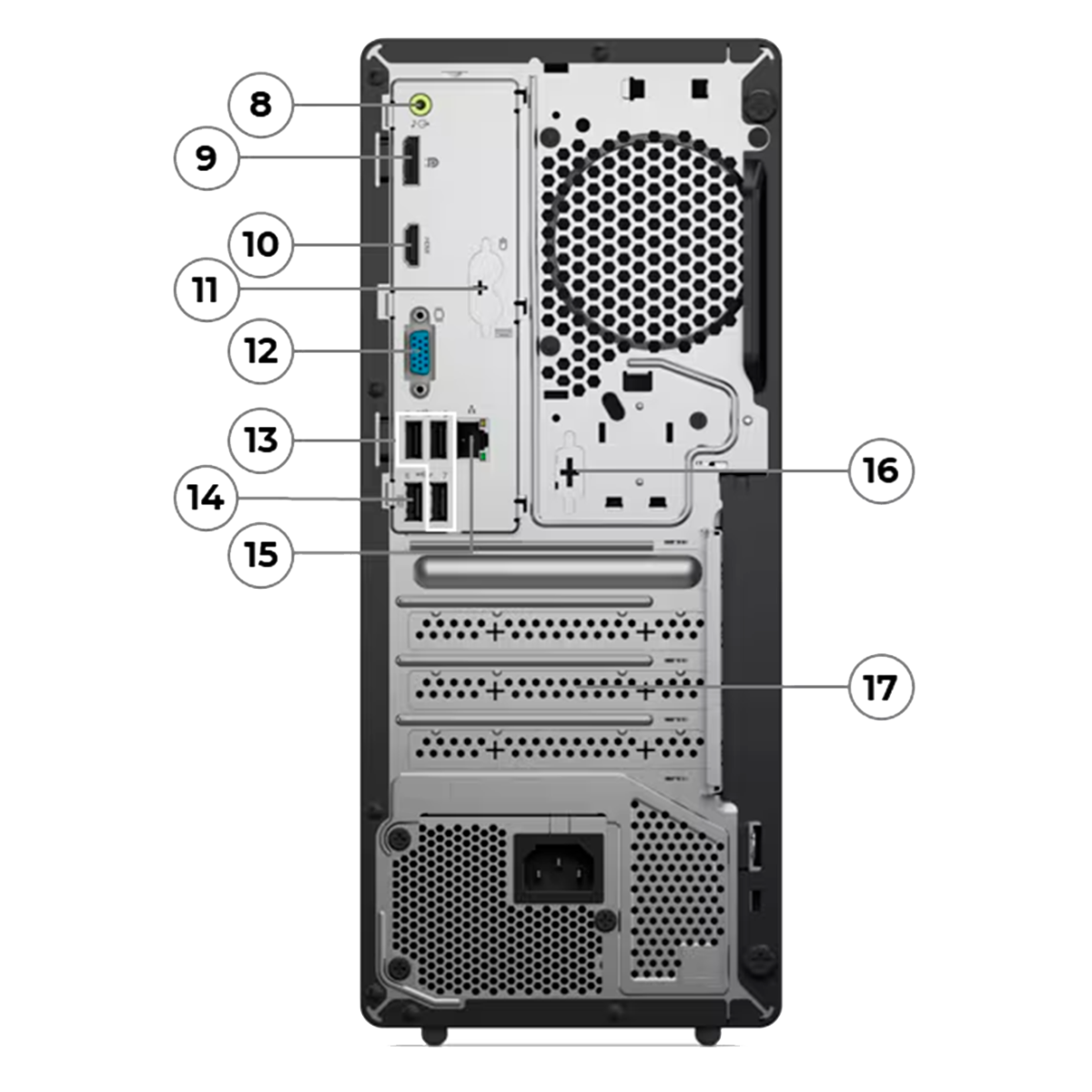 Компьютер Lenovo ThinkCentre neo 50t Gen 6 (Intel® Core™ Ultra 5-225/ 16GB/ 512GB/ Black)