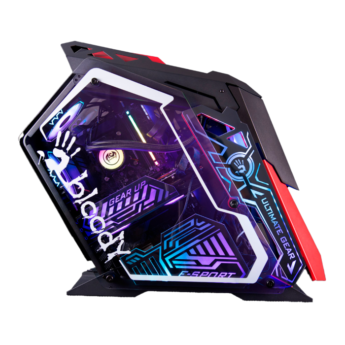 Корпус для ПК Bloody GH-30 Gaming Case / Black+Red