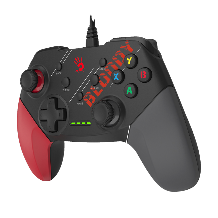Джойстик проводной Bloody GP30 Wired Gamepad / Red-Black