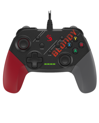 Джойстик проводной Bloody GP30 Wired Gamepad / Red-Black