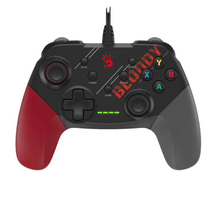 Джойстик проводной Bloody GP30 Wired Gamepad / Red-Black