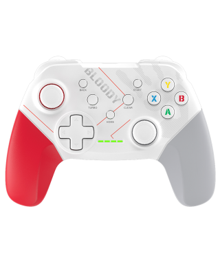 Джойстик беспроводной Bloody GPW50 Wireless Gamepad / Red-White