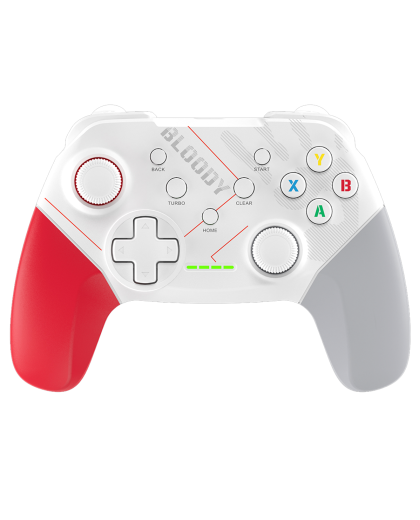 Джойстик беспроводной Bloody GPW50 Wireless Gamepad / Red-White