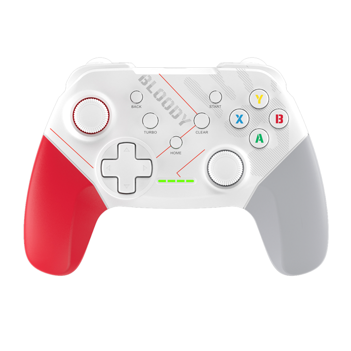 Джойстик беспроводной Bloody GPW50 Wireless Gamepad / Red-White