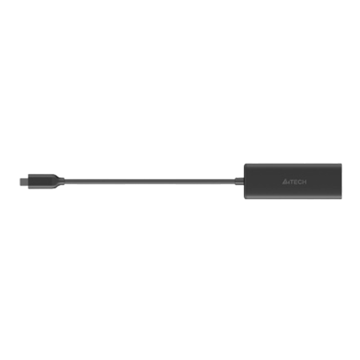 USB HUB A4Tech DST-40C (4в1) док-станция (разветвитель) Type-C / Ash Grey