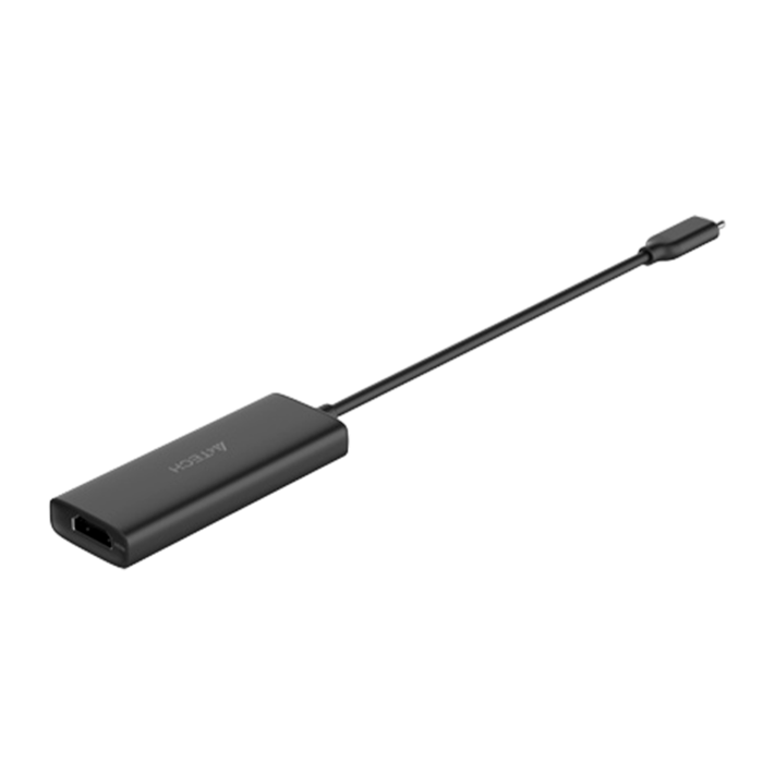 USB HUB A4Tech DST-40C (4в1) док-станция (разветвитель) Type-C / Ash Grey
