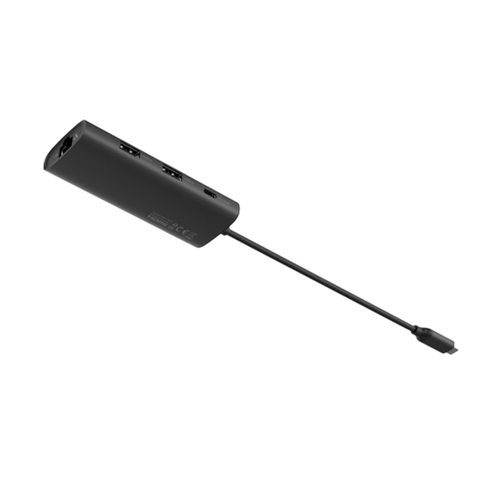 USB HUB A4Tech DST-80C (8в1) док-станция (разветвитель) Type-C / Ash Grey