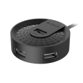 USB HUB A4Tech HUB-20 (4в1) разветвитель Type-A 2.0 / Black