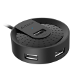 USB HUB A4Tech HUB-20 (4в1) разветвитель Type-A 2.0 / Black