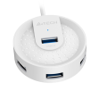 USB HUB A4Tech HUB-30 (4в1) разветвитель Type-A 3.0 / White