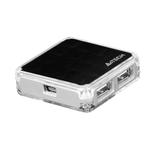 USB HUB A4Tech HUB-56 (4в1) разветвитель Type-A 2.0 / Black