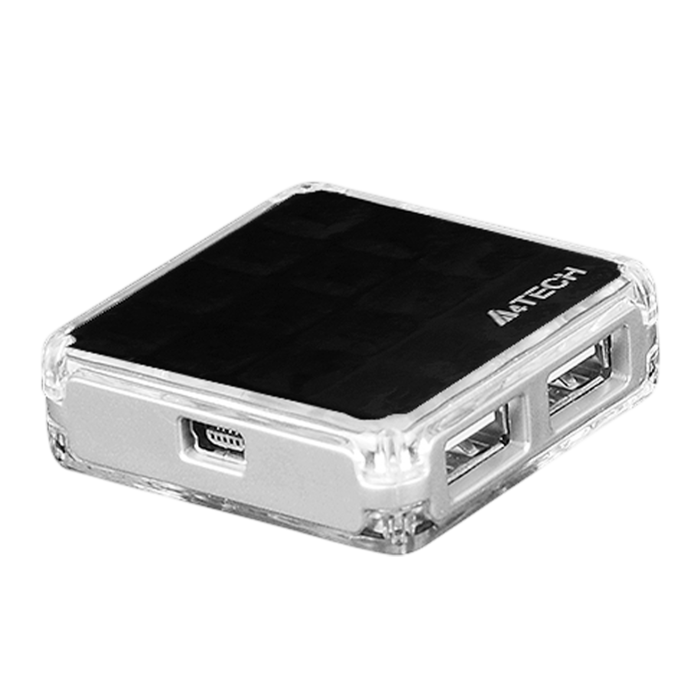 USB HUB A4Tech HUB-56 (4в1) разветвитель Type-A 2.0 / Black