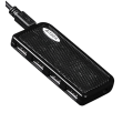 USB HUB A4Tech HUB-64 (4в1) разветвитель Type-A 2.0 / Black
