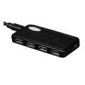 USB HUB A4Tech HUB-64 (4в1) разветвитель Type-A 2.0 / Black