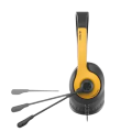 Наушники проводные A4Tech Fstyler FH100U Bumblebee / Black-Yellow