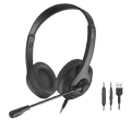 Наушники проводные A4Tech Fstyler FH150U / Black
