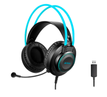 Наушники проводные A4Tech Fstyler FH200U / Blue