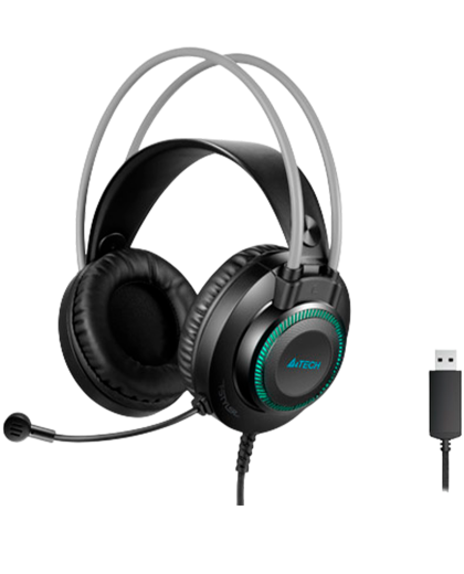 Наушники проводные A4Tech Fstyler FH200U / Grey