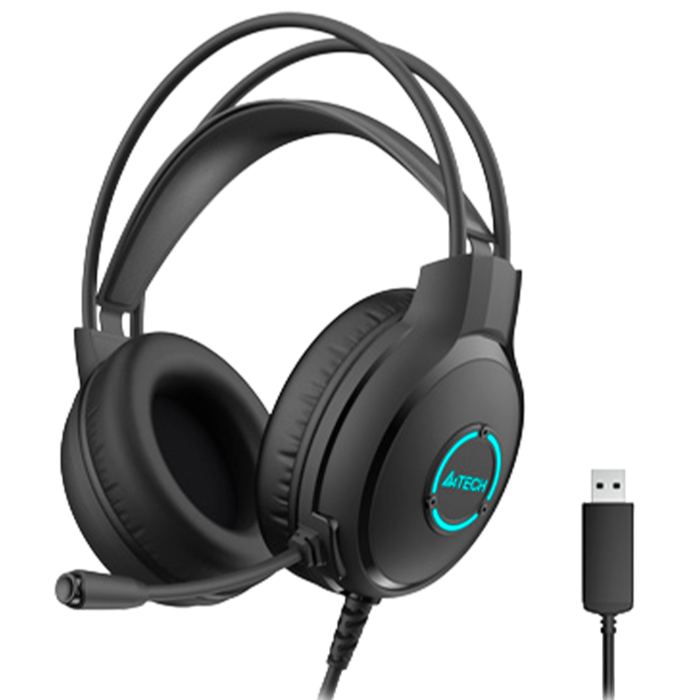 Наушники проводные A4Tech Fstyler FH300U / Black