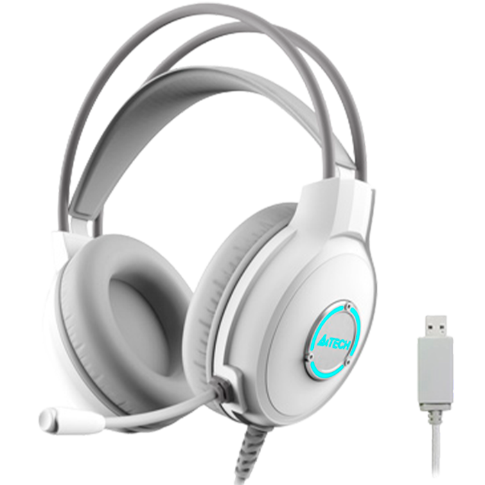 Наушники проводные A4Tech Fstyler FH300U / White