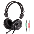 Наушники проводные A4Tech HS-28 / Black+Grey
