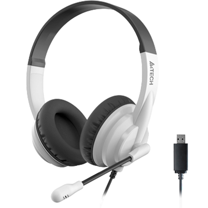 Наушники проводные A4Tech HU-10 / Black+White