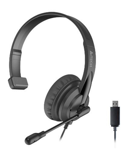Наушники проводные A4Tech HU-11 / Black