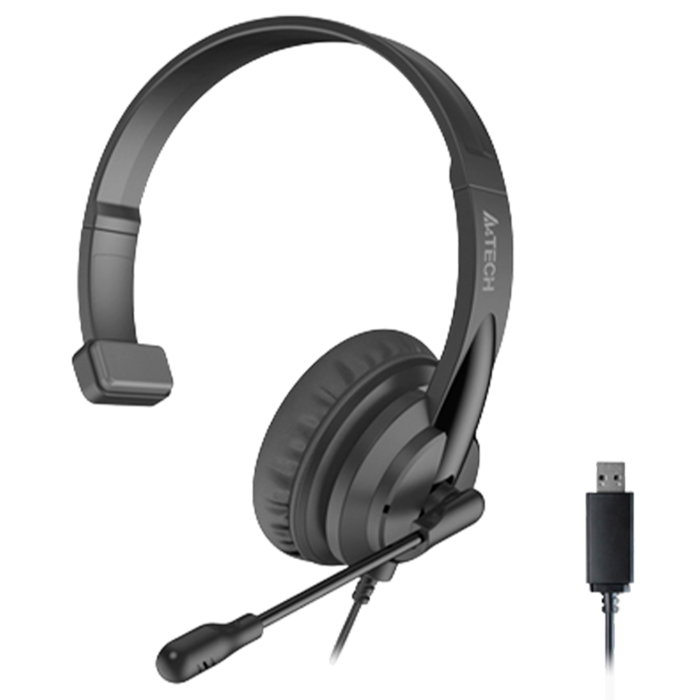 Наушники проводные A4Tech HU-11 / Black