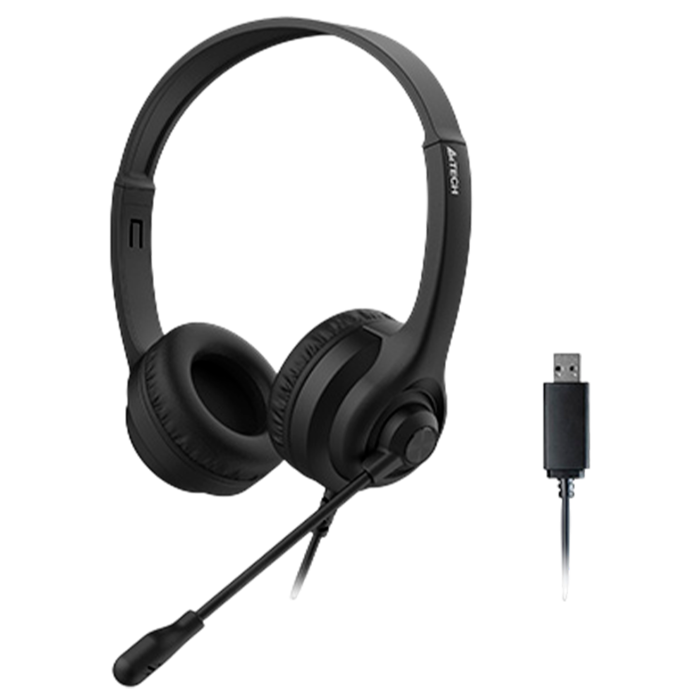 Наушники проводные A4Tech HU-8 / Black