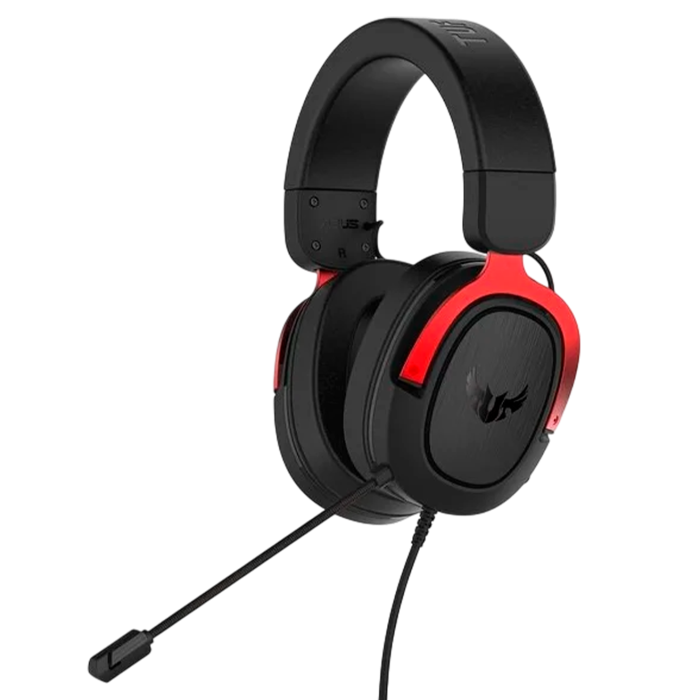Наушники игровые проводные Asus Tuf Gaming H3 / Red