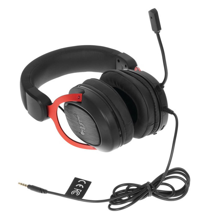 Наушники игровые проводные Asus Tuf Gaming H3 / Red