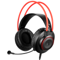Наушники игровые проводные Bloody G200S Gaiming / Black+Red