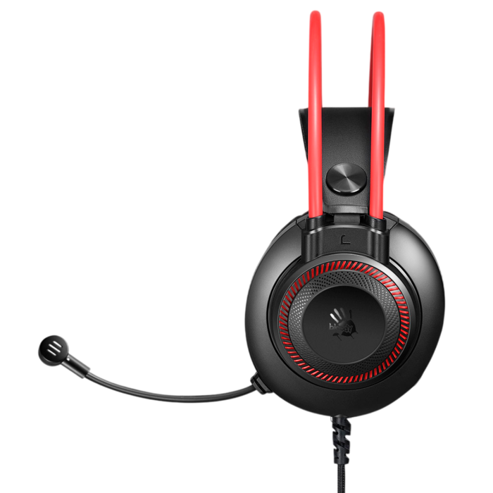Наушники игровые проводные Bloody G200S Gaiming / Black+Red