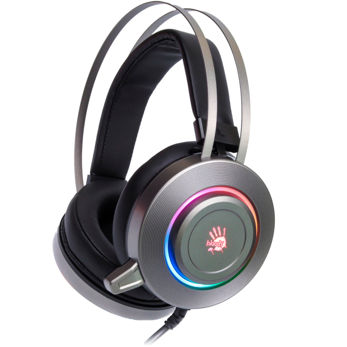 Наушники игровые проводные Bloody G521S Gaming / Grey