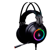 Наушники игровые проводные Bloody G528C Gaming / Black