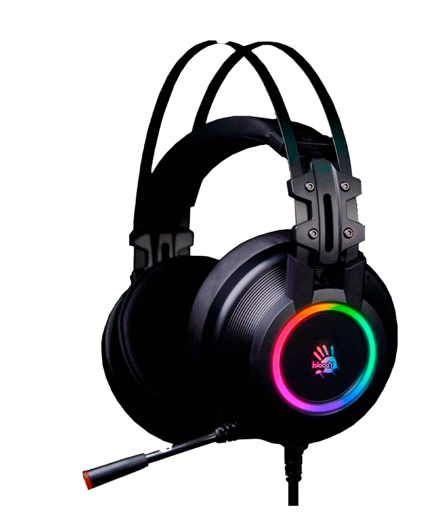Наушники игровые проводные Bloody G528C Gaming / Black
