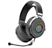 Наушники игровые проводные Bloody G535P Gaming / Black-Silver