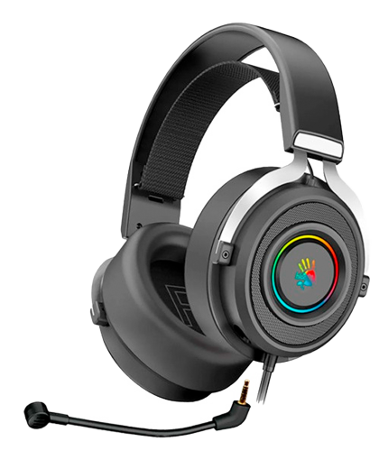 Наушники игровые проводные Bloody G535P Gaming / Black-Silver