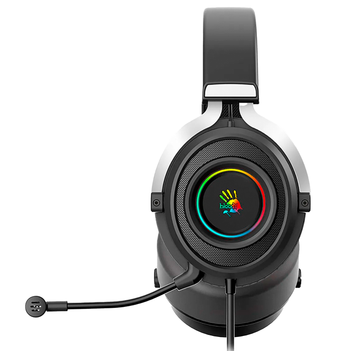 Наушники игровые проводные Bloody G535P Gaming / Black-Silver