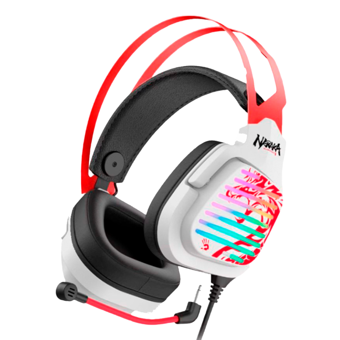 Наушники игровые проводные Bloody G560 Naraka Gaming / White