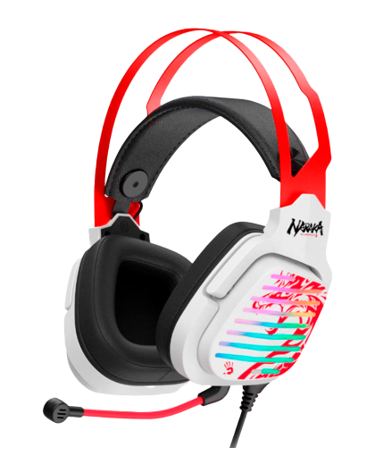 Наушники игровые проводные Bloody G560 Naraka Gaming / White